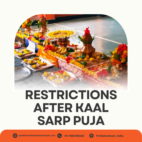 Restrictions After Kaal Sarp Puja